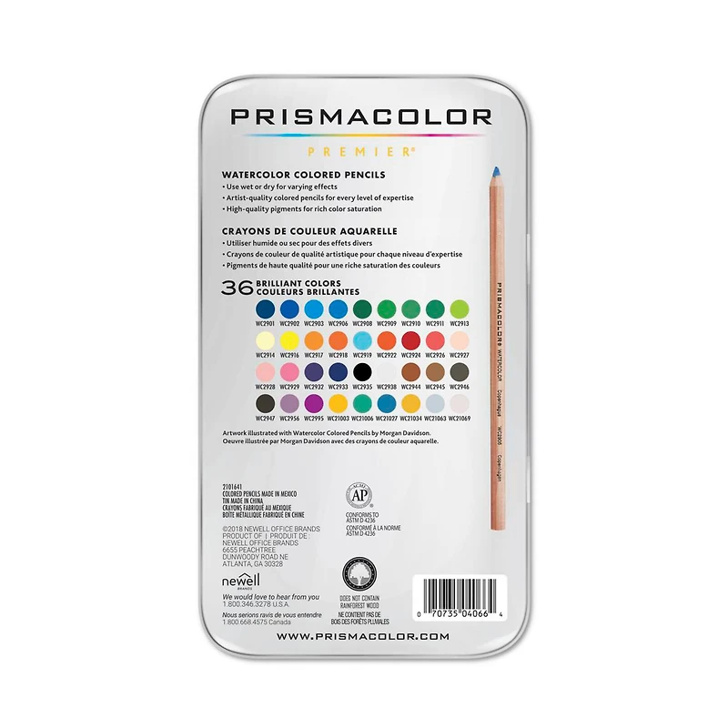 Prismacolor® Premier® 36 Color Watercolor Pencil Set