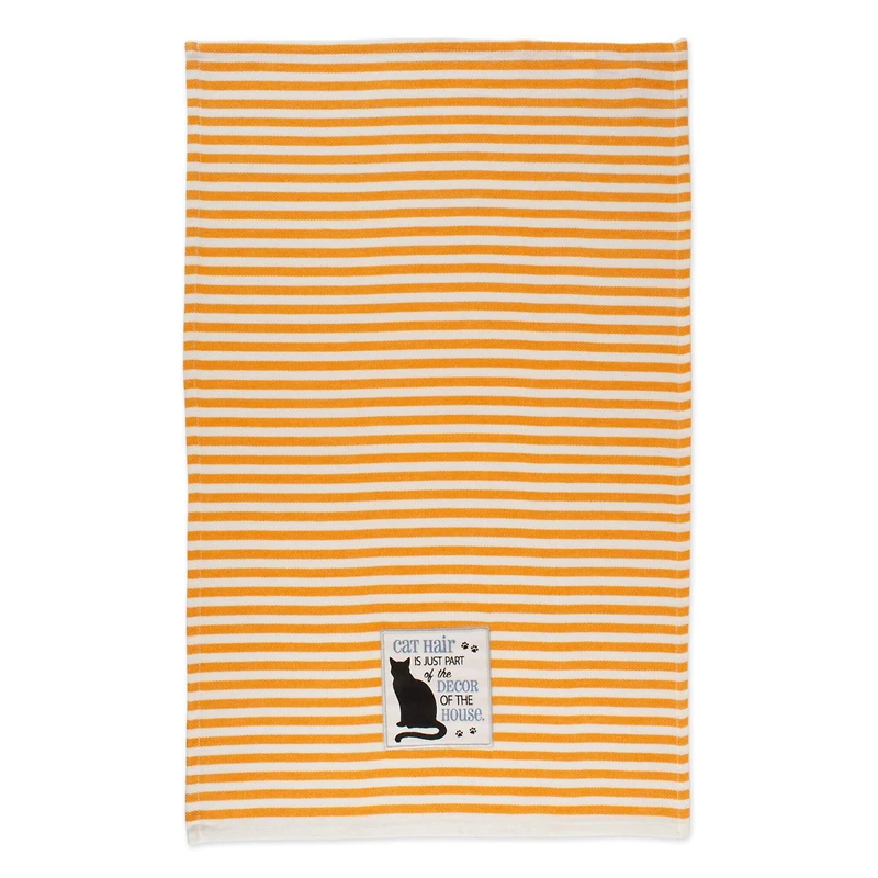 DII® Cats Meow Embellished Dishtowel Set