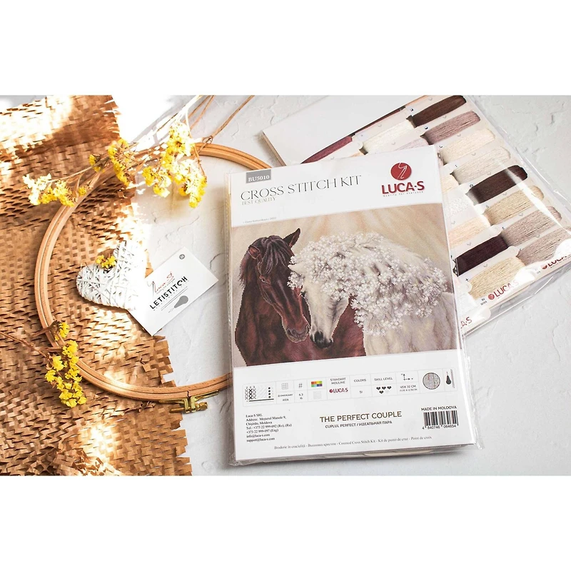 Luca-S The Perfect Couple Counted Cross Stitch Kit