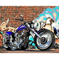 Crafting Spark Bike Painting by Numbers Kit