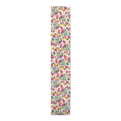 Flowers & Butterflies Indoor/Outdoor Table Runner