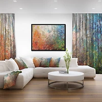 Designart - Board Stained Abstract Art