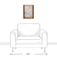 Serve The Lord 12" x 16" Canvas Wall Art