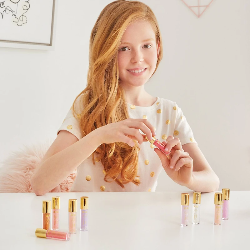 Make It Real™ 3C4G® Mini Pink & Gold Wand Lip Gloss Set