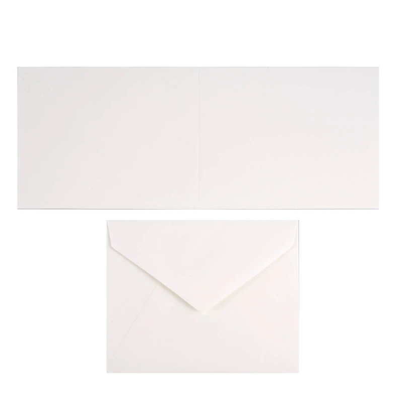 Ivory Top Folded Cards & Envelopes by Recollections™, 4.25" x 5.5"