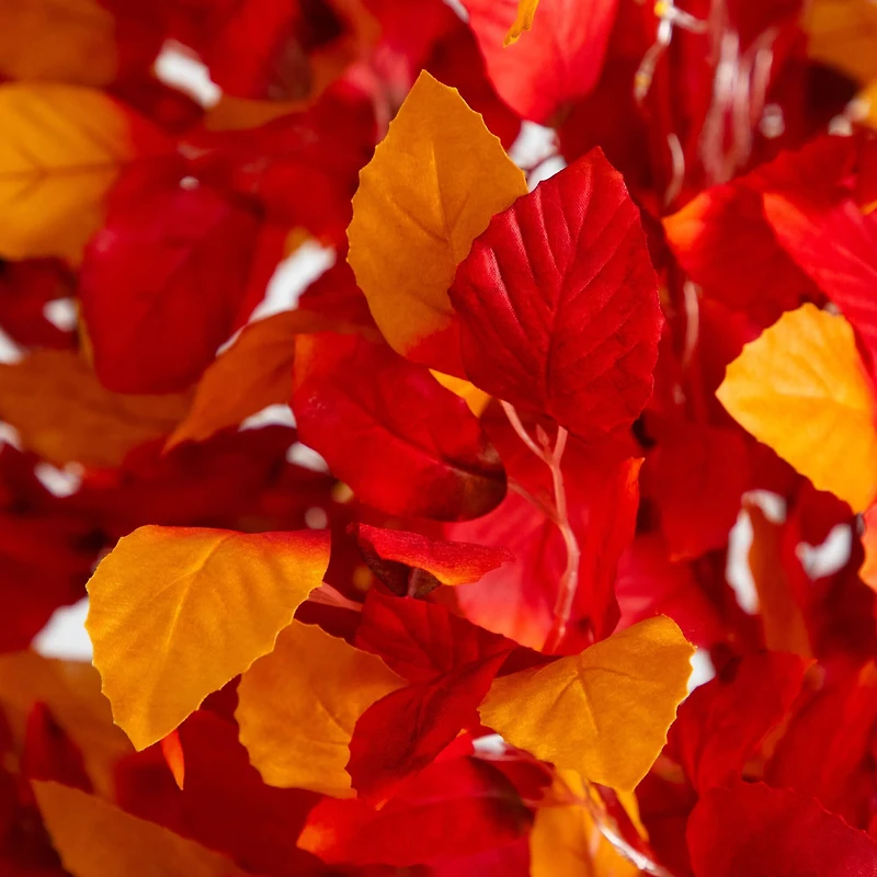 5ft. Pre-Lit Autumn Artificial Fall Tree with 200 Warm White LED Lights