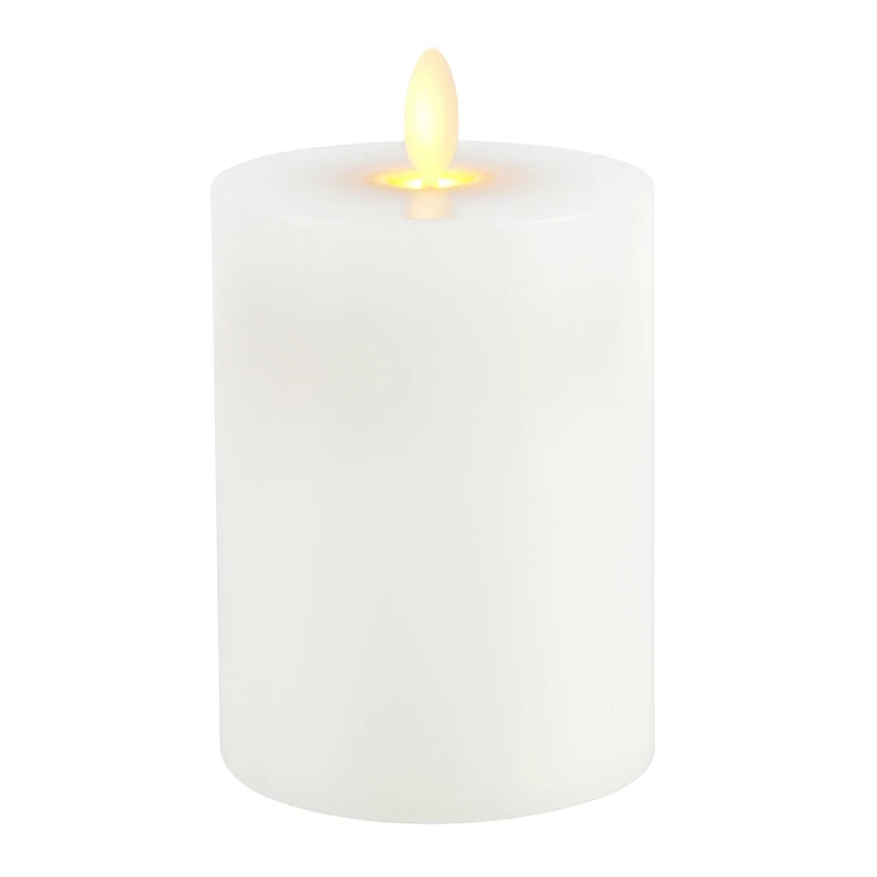 3" x 4" LED Wax Pillar Candle with Moving Flame by Ashland