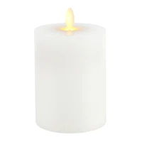 3" x 4" LED Wax Pillar Candle with Moving Flame by Ashland