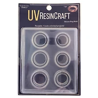 Blue Moon Studio™ UV Resin Craft Rings Flat Mold