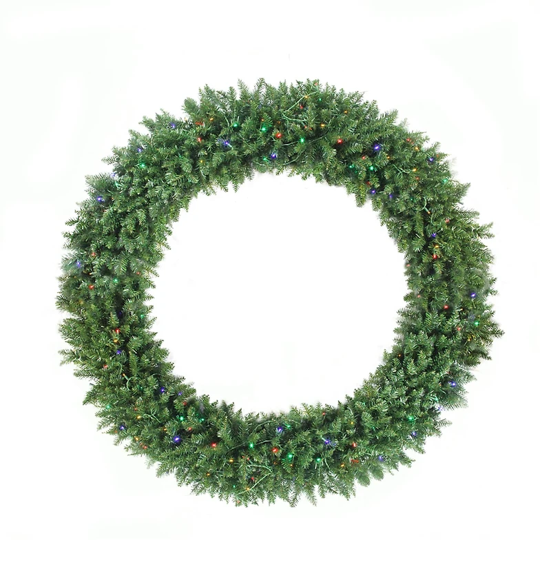 5ft. LED Buffalo Fir Commercial Artificial Christmas Wreath
