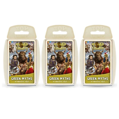 Top Trumps® 5.5" x 3.34" Greek Mythology Card Game, Pack of 3