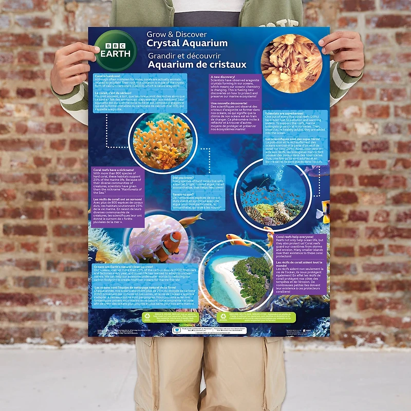 BBC Earth Grow & Discover Crystal Aquarium