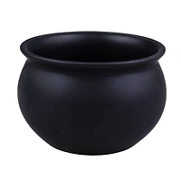 6.25" Black Ceramic Cauldron by Makery™