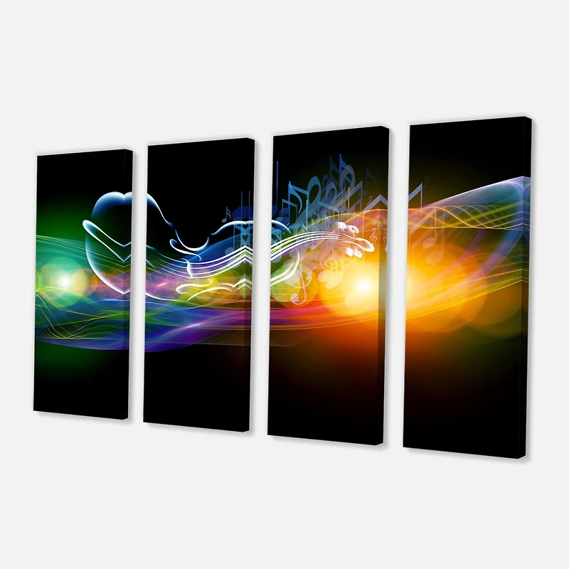 Designart - Waves of Music Fractal Design