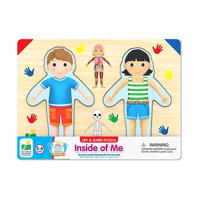 Lift & Learn Puzzle - Inside of Me: 28 Pcs