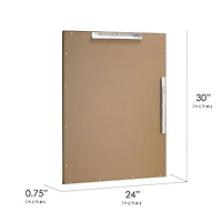 Head West Classic Gold Metal Framed Wall Mirror - 30" x 24"