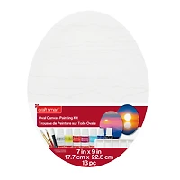 7" x 9" Sunset Oval Canvas Painting Kit by Craft Smart®