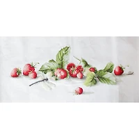 Luca-s Etude With Strawberries Counted Cross Stitch Kit