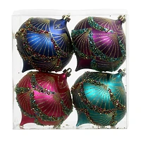 4 Pack 4.7" Jewels & Jolly Shatterproof Onion Ornaments by Ashland®