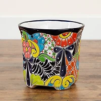 10" Handmade Mexican Talavera Ceramic Planter