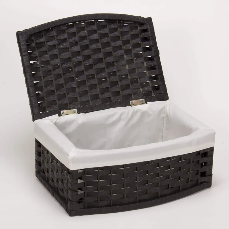 Household Essentials 7" Woven Basket with Lid