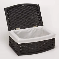 Household Essentials 7" Woven Basket with Lid