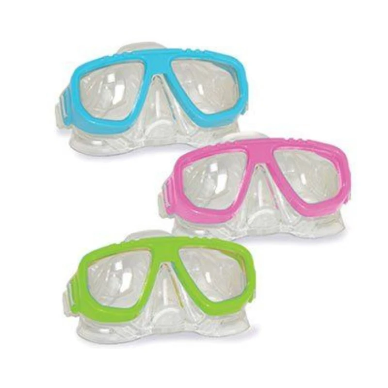 Swim Central 6.75" Sea Blue & Clear Recreational Swim Mask for Kids