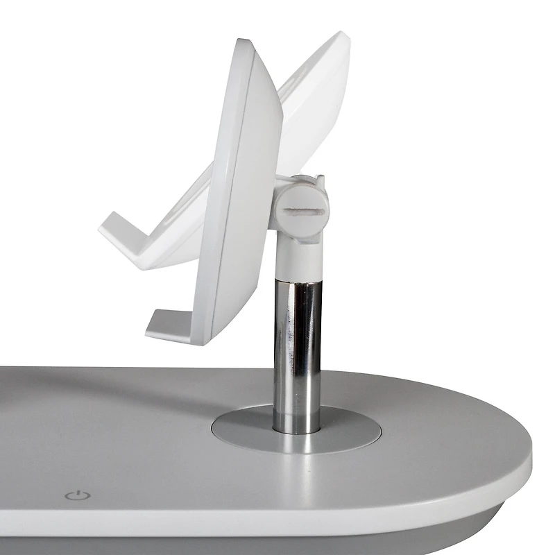 OttLite 15.65" Wireless Charging LED Makeup Mirror