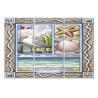 Designart - Beach Seagull - Beach Canvas Wall Art