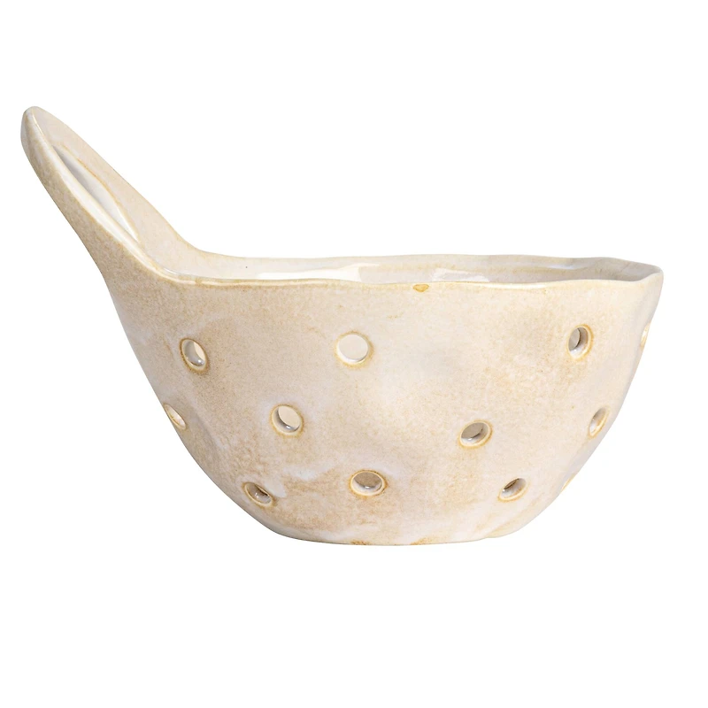 Hello Honey® Cream Stoneware Colander Set