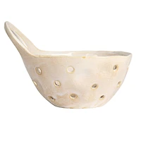 Hello Honey® Cream Stoneware Colander Set
