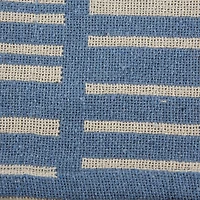 DII® Stonewash Blue Urban Jacquard Throw