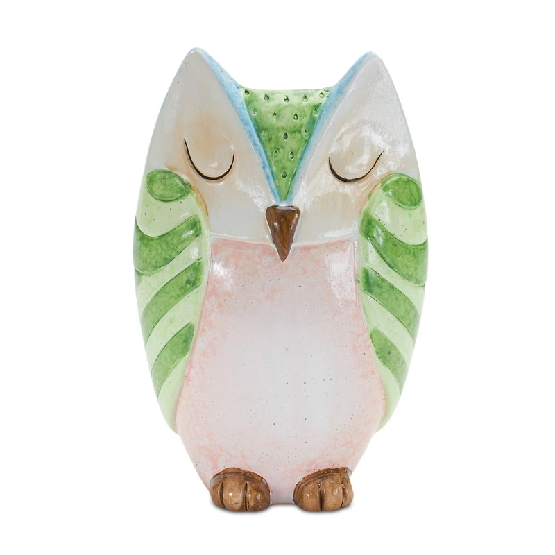 Whimsical Owl Planter Set