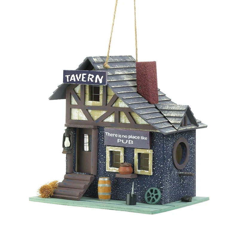 9'' Rustic Tavern Birdhouse