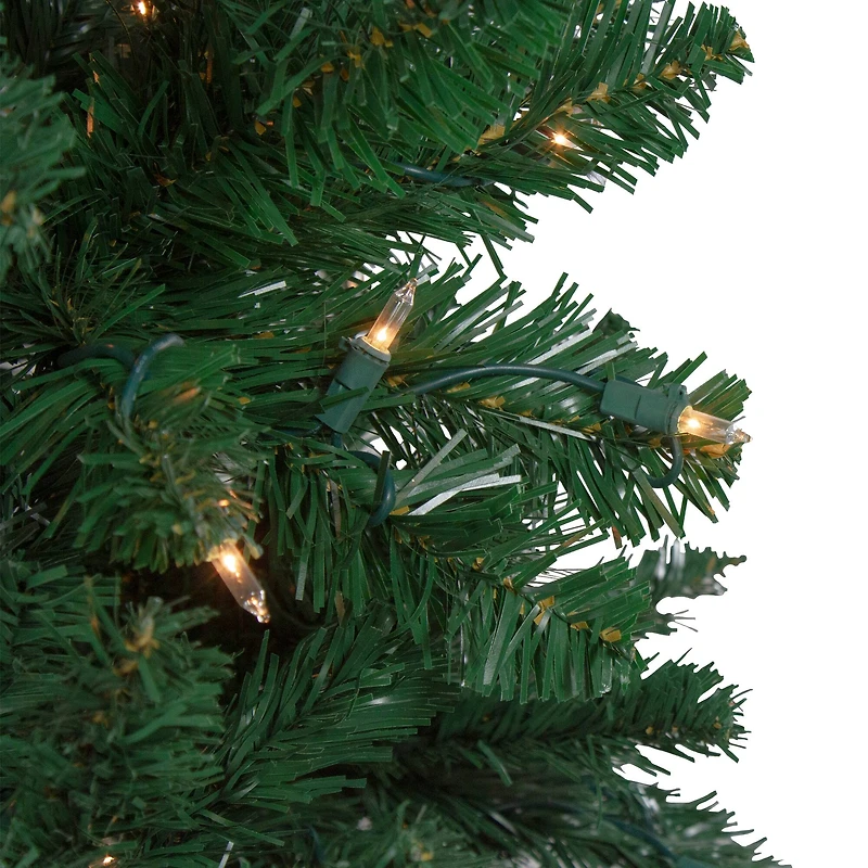 6.5ft. Pre-Lit Ravenna Pine Artificial Christmas Tree, Warm White LED Lights
