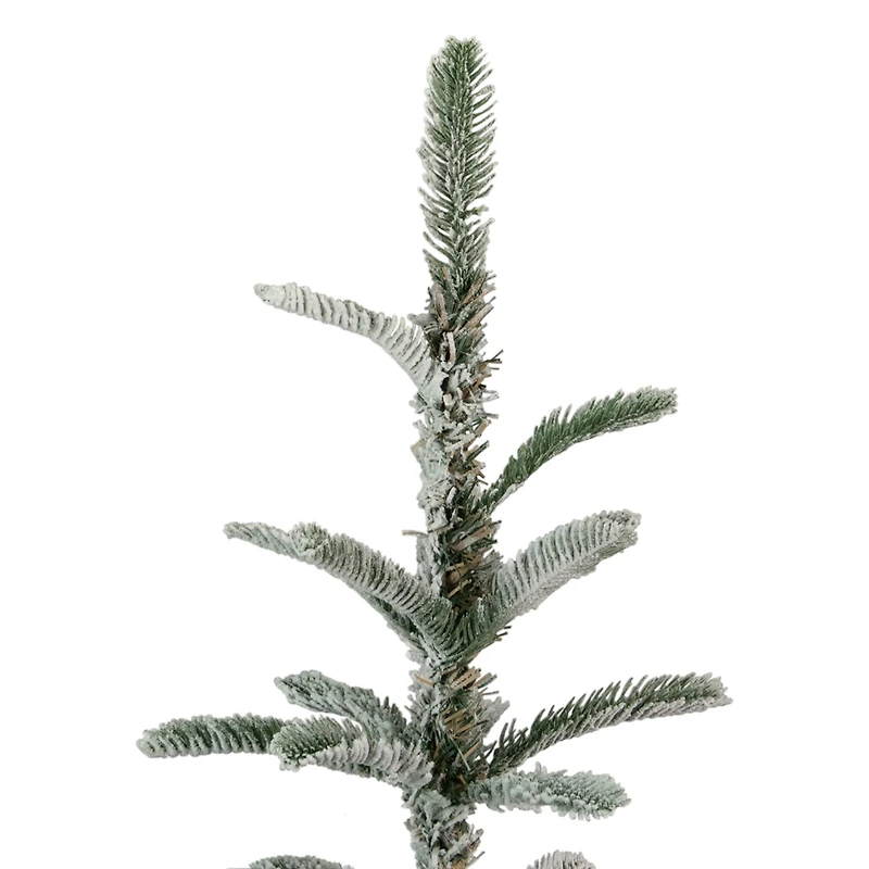 4.5ft. Unlit Nordmann Fir Flocked Artificial Christmas Tree