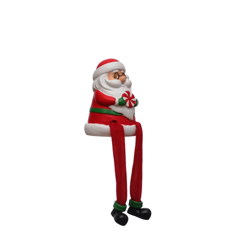4" Sitting Santa Dangle Legs Tabletop Décor by Ashland®