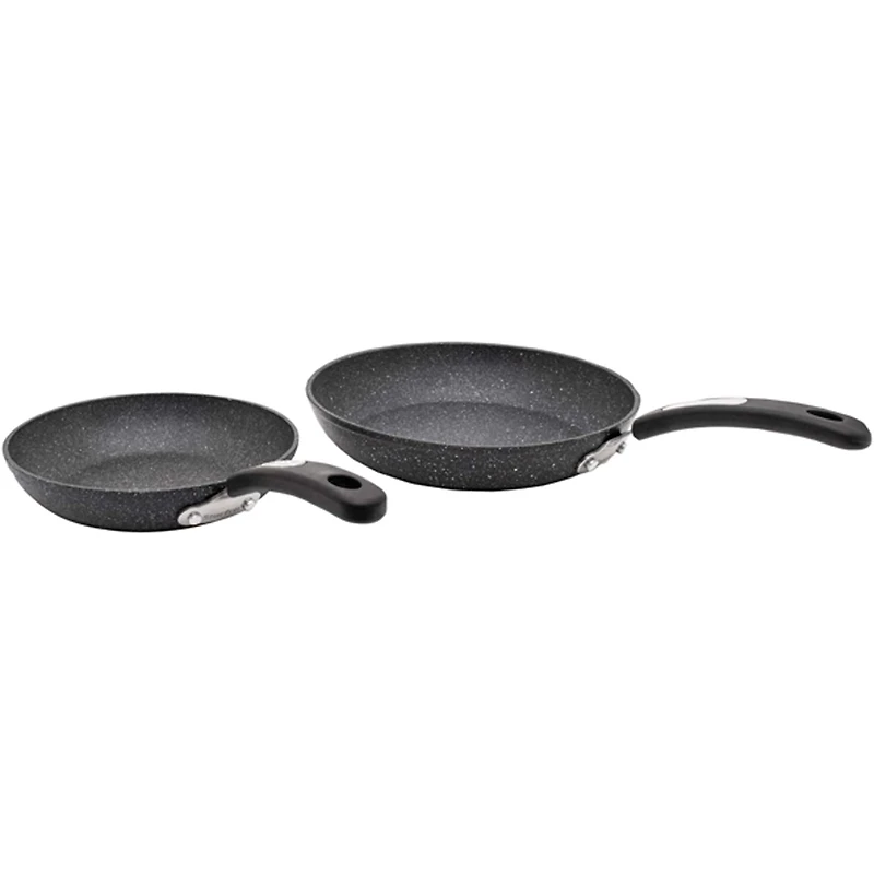 THE ROCK by Starfrit Fry Pans With Bakelite Handles Set