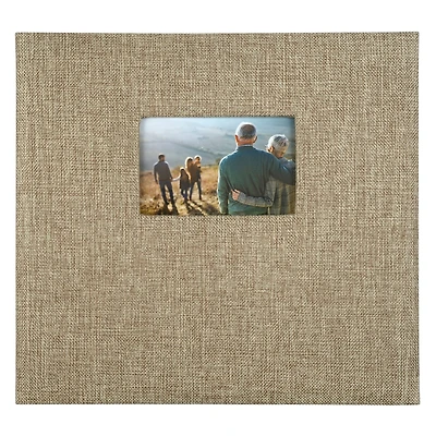 Dark Burlap Scrapbook Album by Recollections™