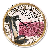 Designart Fashion High Heels II Glam Wall Clock