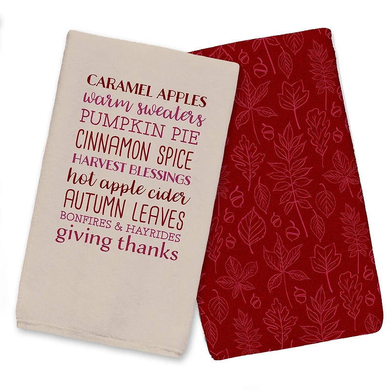 Fall Sentiments Tea Towel Set