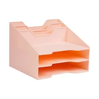 Mind Reader Desktop Organizer, Vertical File Holder, Paper Trays, Office, Plastic