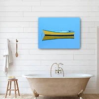 Yellow Girl Canvas Giclee