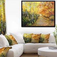Designart - Beautiful Fall Forest