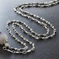 12 Pack: 36" Silver Bar Link Chain by Bead Landing™ 