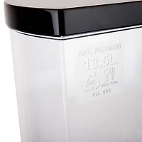 Mind Reader Black 56-Cup Easy-Pour Bulk Cereal Dispenser