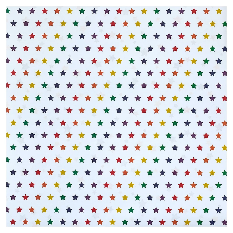 Rainbow Star Double-Sided Cardstock Paper by Recollections™, 12" x 12"