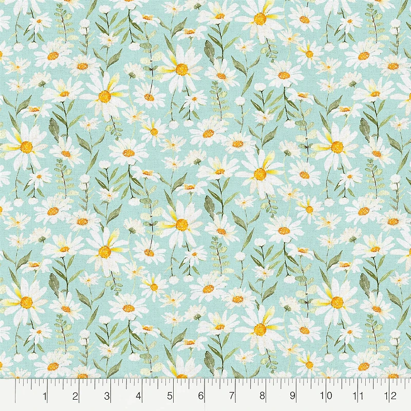 Fabric Editions Daisy Garden Cotton Fabric
