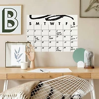 RoomMates Doodle Dry Erase Calendar Peel & Stick Wall Decal