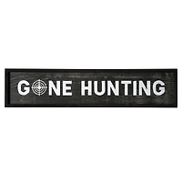 36" Gone Hunting Wood Novelty Wall Sign